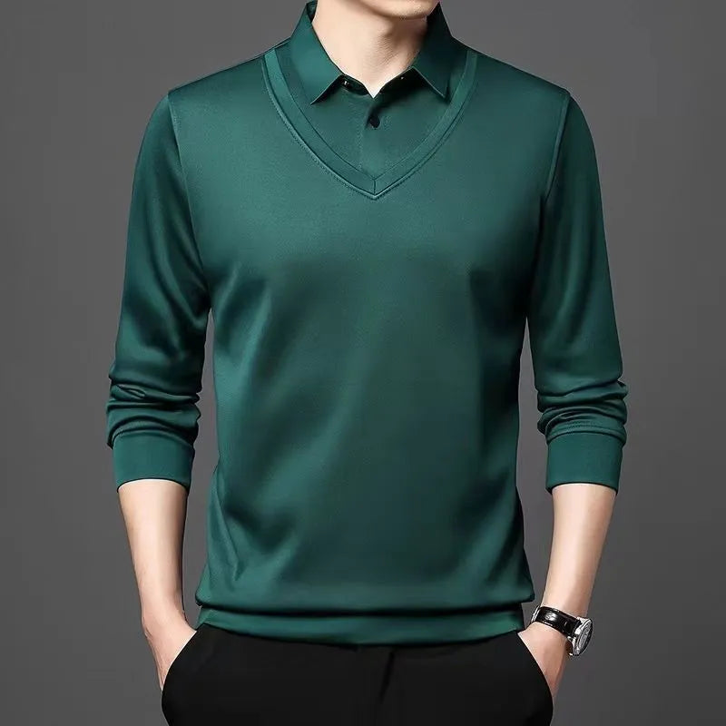 Casual Thin Slim Men Polo Shirt