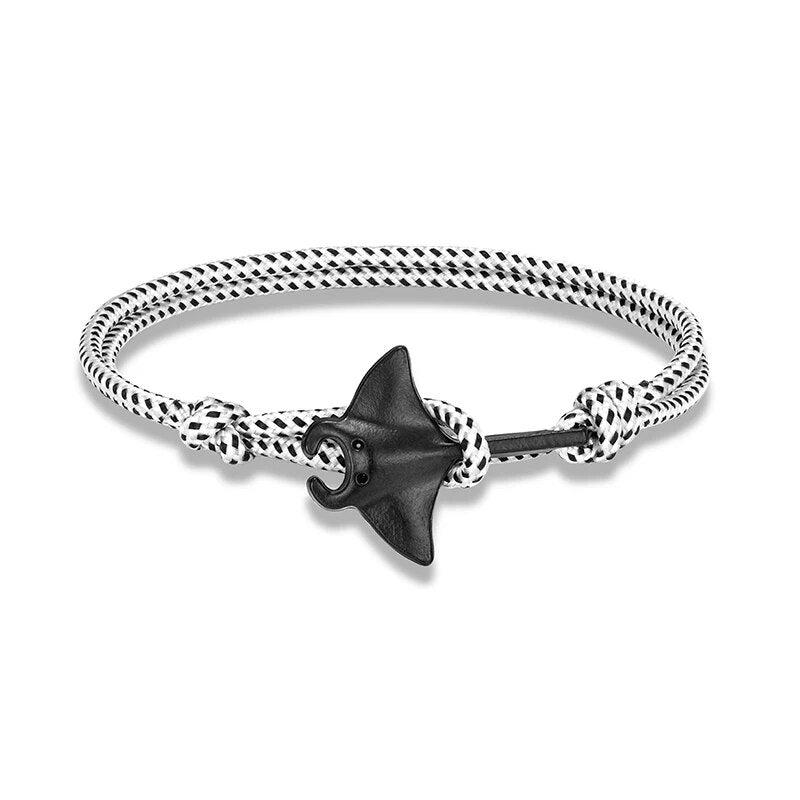 Manta Ray Rope Bracelet