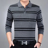 Business Striped Polo Shirt