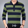 Business Striped Polo Shirt