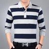 Business Striped Polo Shirt