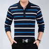 Business Striped Polo Shirt