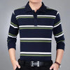 Business Striped Polo Shirt