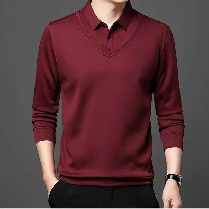 Casual Thin Slim Men Polo Shirt