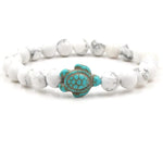 Natural Stone Sea Turtle Bracelet