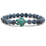 Natural Stone Sea Turtle Bracelet