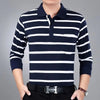 Business Striped Polo Shirt