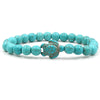 Natural Stone Sea Turtle Bracelet