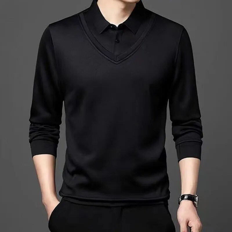 Casual Thin Slim Men Polo Shirt