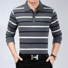 Business Striped Polo Shirt