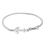 Stainless Sea Anchor Bracelet