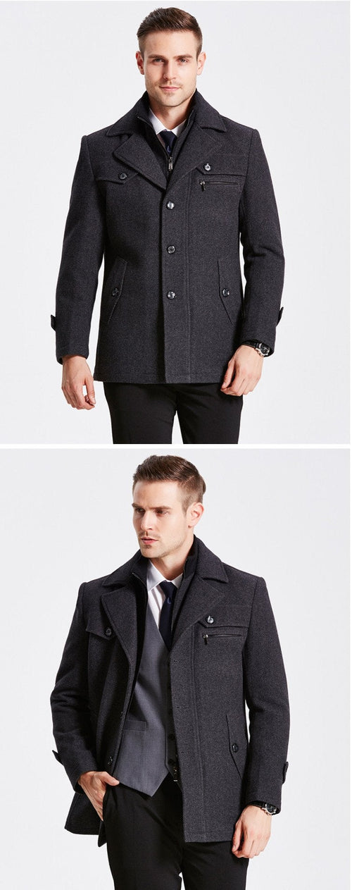 Black Keel Overcoat