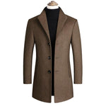 Rough Wool Overcoat